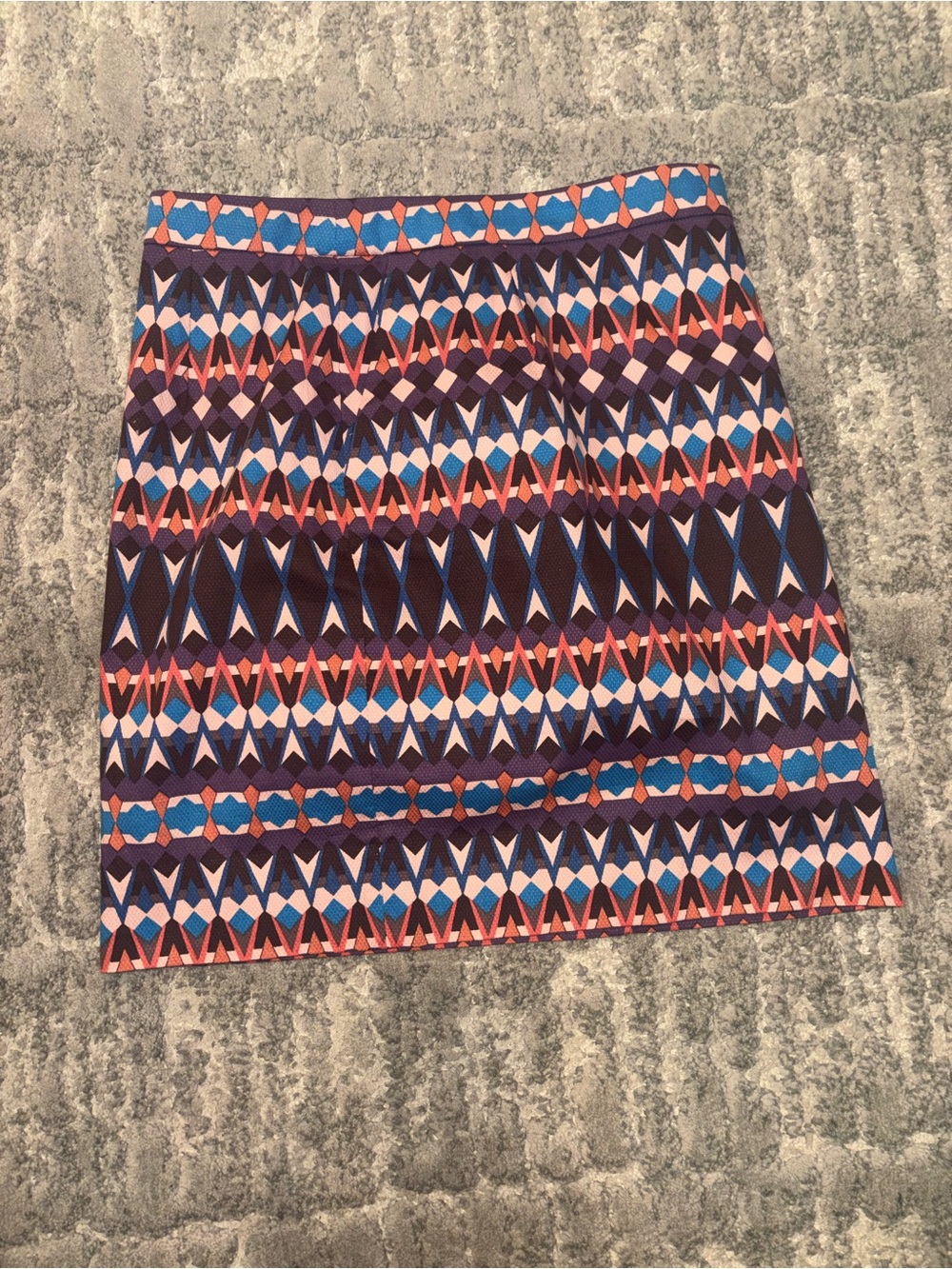 J. Crew Geometric Print Pencil Skirt